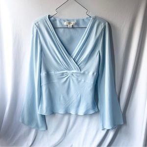 Baby Blue Longsleeve Blouse